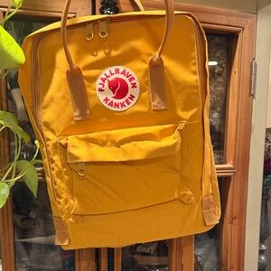 Fjallraven Kanken Yellow Backpack